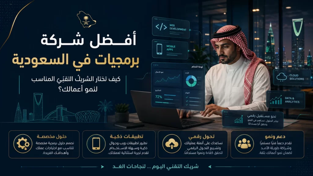 أفضل شركة برمجيات في السعودية