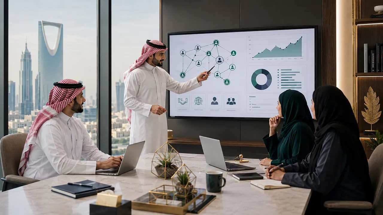 خريطة السعودية بمؤشرات مواقع توضح انتشار الخدمات في المدن